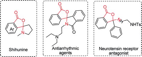 Representative Examples Of Biologically Active Molecules Based On The