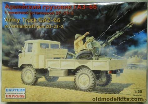 Eastern Express Army Truck Gaz With Anti Aircraft Gun Zu