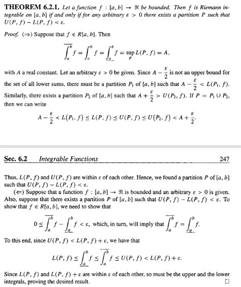 Solved 3 If A Function F Is Riemann Integrable On A B