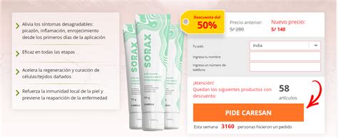 Sorax Crema Reseñas Precio Ingredientes Obras Original Comprar