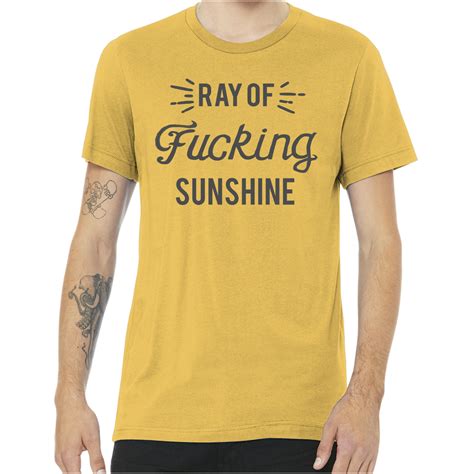 Unisex Ray Of Fucking Sunshine T Shirt Driftwoods Clothing