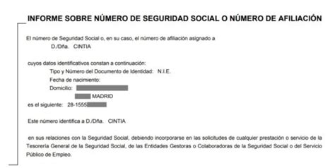 España Obtener El Número De La Seguridad Social Online Con Certificado