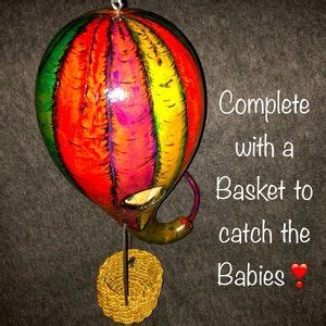 Hand Crafted Office Creative Idea For Gourds That Dont Sit Make A Hot Air Balloon Birdhouse