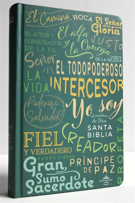 Biblia RVR 1960 letra grande tamaño manual nombres de Dios todos las