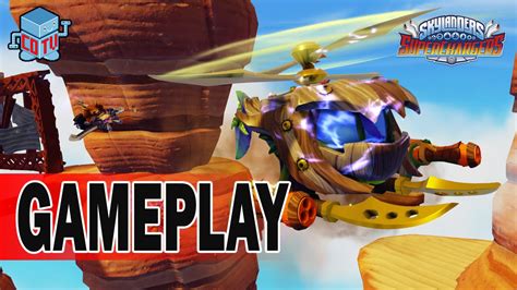 Skylanders SuperChargers Online Multiplayer SKY Gameplay YouTube