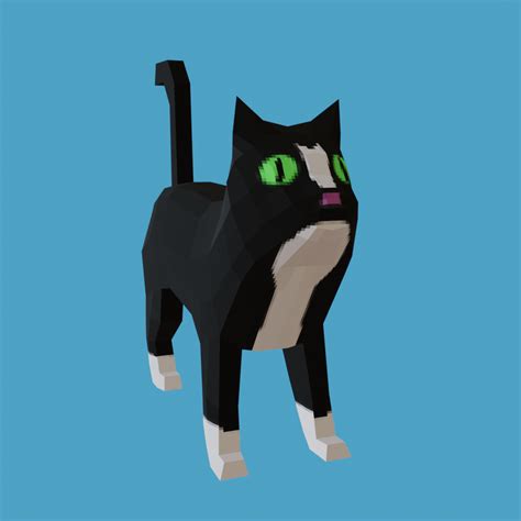 Low Poly Cat By Prildarill