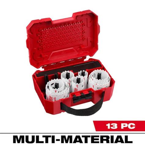 Milwaukee Hole Dozer General Purpose Bi Metal Hole Saw Set 13 Piece