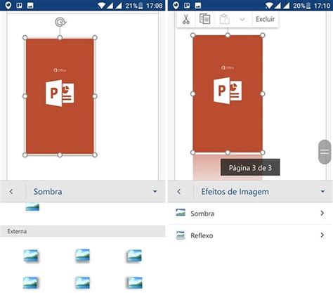 Office Para Android Como Aplicar Sombras E Efeitos Nas Suas Imagens