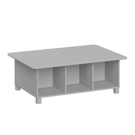 Riverridge Home Kids 6 Cubby Storage Activity Table Gray The Home