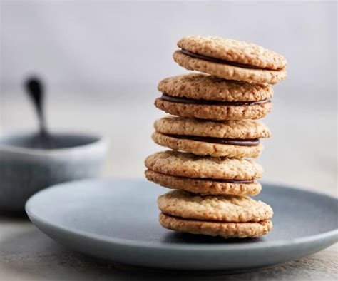 Bolachas De Aveia Recheio De Chocolate Cookidoo Resmi