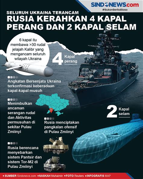 Rusia Kerahkan 4 Kapal Perang Dan 2 Kapal Selam Di Laut Hitam News