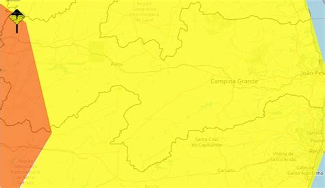 Inmet Emite Alertas De Chuvas Intensas Para Todas As Cidades Da Paraíba