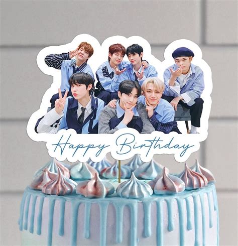 Instant Printable CUSTOM Enhypen Kpop Cake Topper, Birthday, Enhypen ...