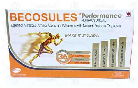 Becosules Performance Capsule Uses Price Dosage Side Effects