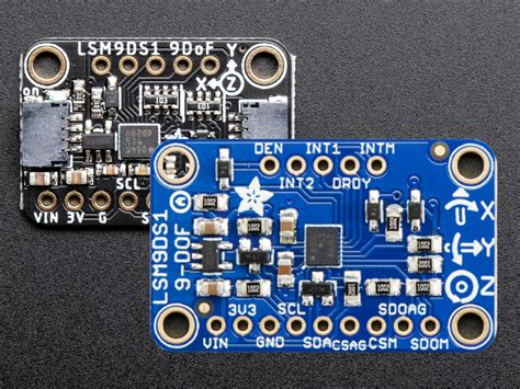 Arduino Code Adafruit Lsm Ds Accelerometer Gyro Magnetometer