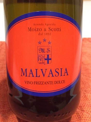 Moizo Scotti Malvasia Frizzante Dolce Vivino US