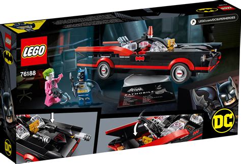 A LEGO Version of the Batmobile from the 1966 Batman TV Series