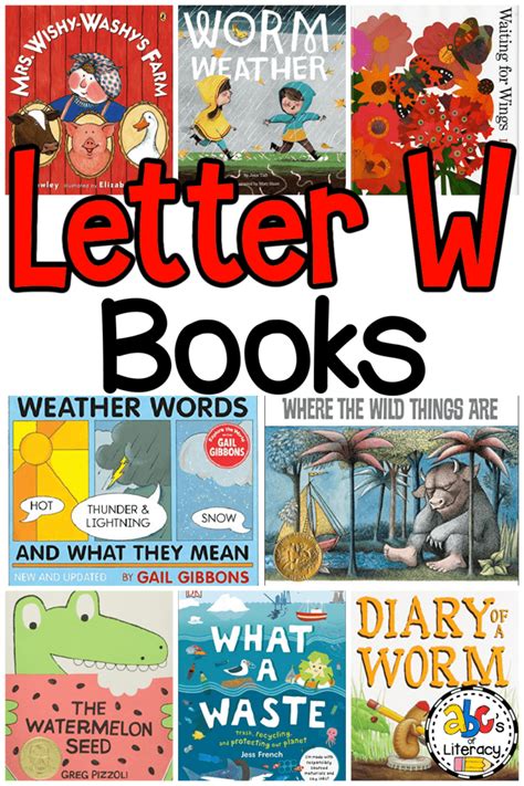 Letter W Books