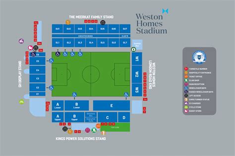 Stadium Map Peterborough United