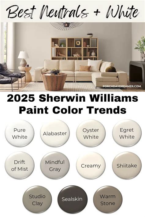 Popular Paint Colors 2025 Athene Clarisse