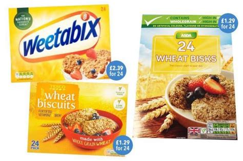 Weetabix Makes Own Brand Cereal For Asda And Tesco And They Cost