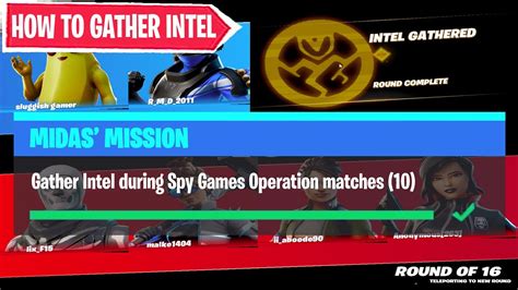 Gather Intel During Spy Games Operation Matches Fortnite Season 2