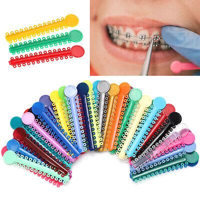 Pcs Dental Orthodontic Ligature Ties Elastic Rubber Band Braces