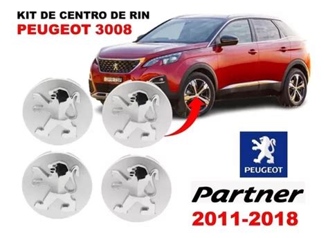 Kit De 4 Centros De Rin Peugeot 3008 2011 2018 60 Mm Meses Sin Intereses