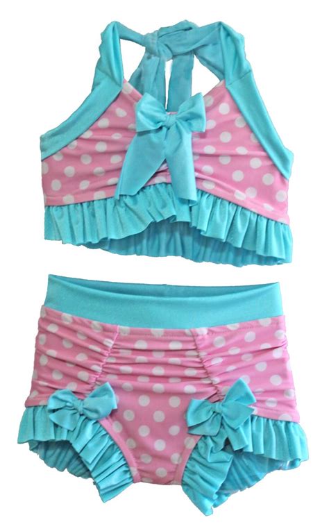 Sale Bathing Beauty In Cotton Candy Size 2t 12 Etsy Swimwear Girls