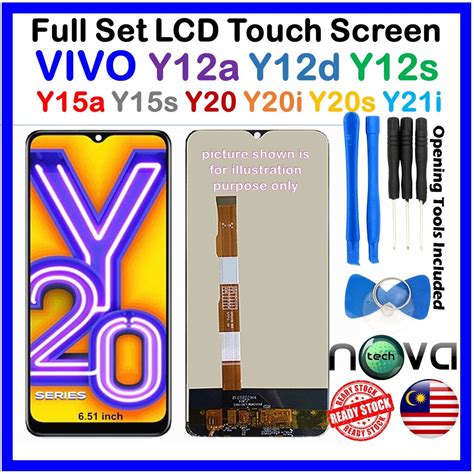 Orl Ngs Brand Full Set Lcd Touch Screen Compatible With Vivo Y12a Y12d