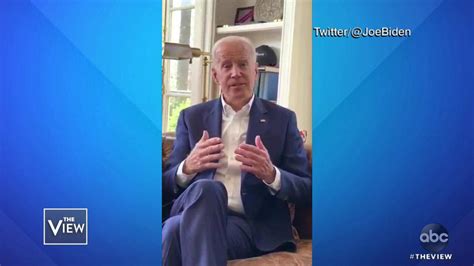 The View On Twitter Is Biden Behavior “old School Politics” Former Vp Joe Biden Posted A Two