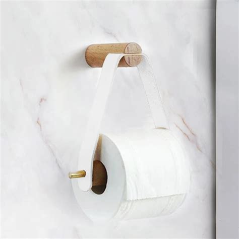 D Rouleur Papier Wc Bois Avec Tablette Porte Papier Toilette