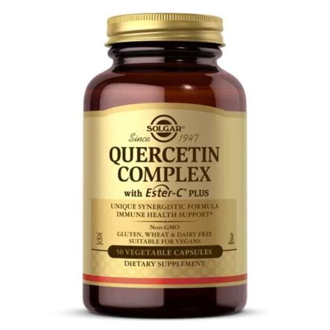 Quercetin Complex Solgar C Psulas Farmawell Farmacia