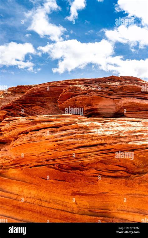 Glenn Canyon Dam Lookout And Limestone Landscape Stock Photo Alamy