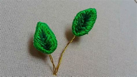 Stump Work How To Embroider 3D Leaf Cherries With Leaves Part 1