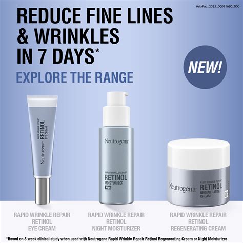 Say Goodbye To Wrinkles With The Neutrogena® Rapid Wrinkle Repair® Range