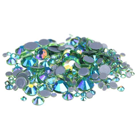 Pcs Aaaa Quality Peridot Ab Crystals Glass Hot Fix Rhinestones For Clothing Decoration