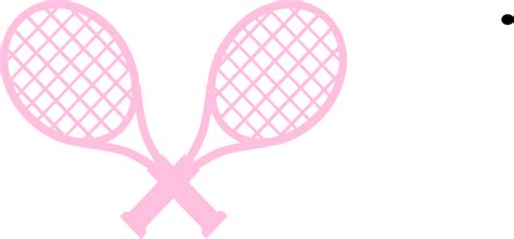 Pink Tennis Rackets Clip Art at Clker.com - vector clip art online, royalty free & public domain