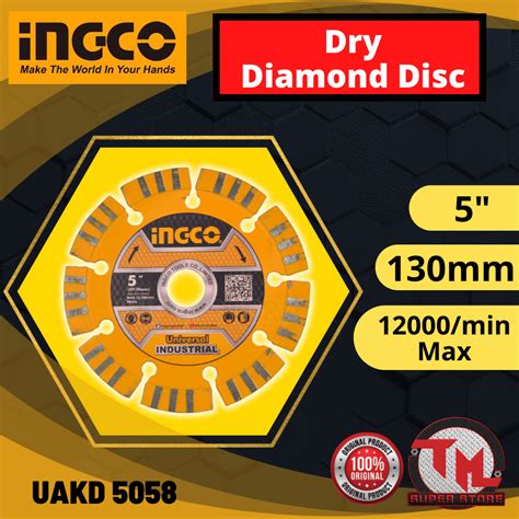 Ingco Wet And Dry Diamond Cutting Disc Dmd Tm Ss Lazada Ph