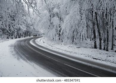 Driving Winter Road Conditions Stock Photo 485347591 | Shutterstock