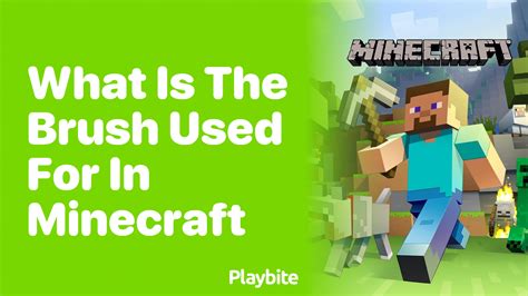 What Is The Brush Used For In Minecraft Playbite