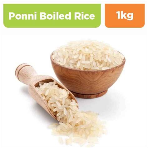 Ponni Boiled Rice Loose Packing Kg Star Indo Japan