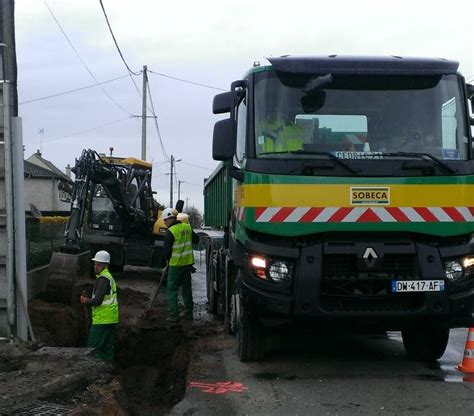 Rigny Sur Arroux Travaux Un Chantier Denfouissement En Cours Route