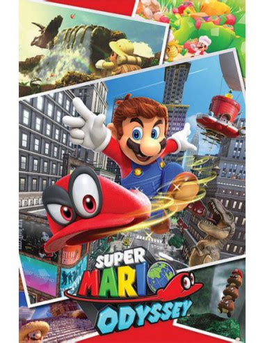 Nintendo Pyramid Super Mario Odyssey Collage Poster Maxi 61X91 5 Cm