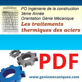 Le Cours Sur Les Differents Types Traitements Thermiques Pdf En 2023