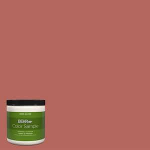 BEHR DYNASTY 8 Oz 180D 6 Mineral Red Satin Enamel Stain Blocking