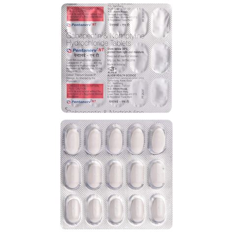 Pentanerv Nt Strip Of Tablets Amazon In Health Personal Care