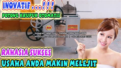 SUPER JOZ MESIN PERAJANG PEMOTONG KRUPUK RAMBAK PULI OTOMATIS TIPE