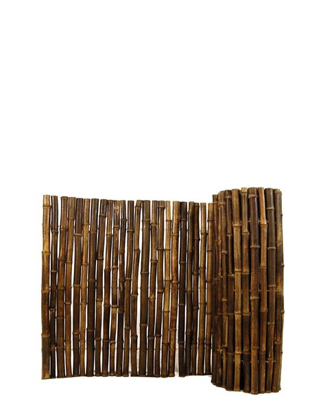 Natural Black Bamboo Fencing 34 X 36 X 96 Forever Bamboo