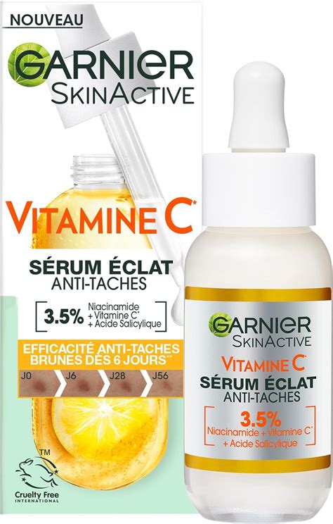 Garnier SkinActive Sérum Anti Taches Brunes Soin Visage Enrichi en